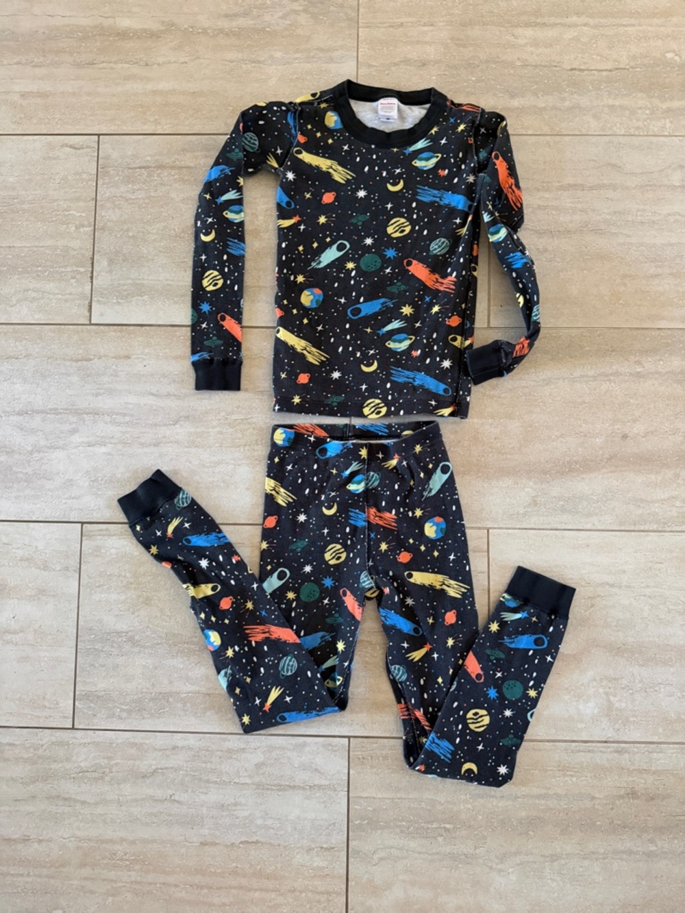 Hanna Andersson Long John Pajama Set - Interstellar
